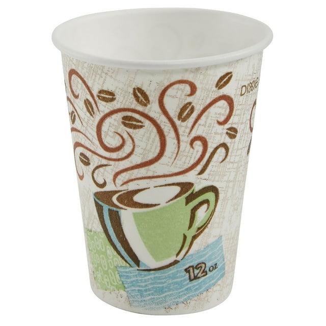 Dixie to Go Cups, 12 Ounce, 176 Count - insulated hot/cold paper cups perfect for serving hot coffee and other beverages