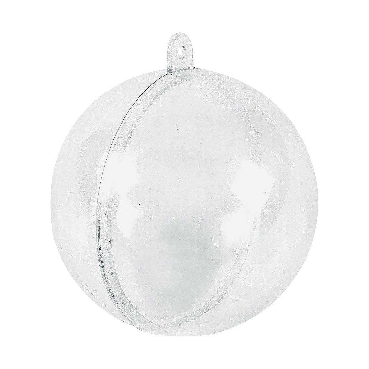 Do It Yourself Clear Ornament 12 Pc - Craft Kits - 12 Pieces