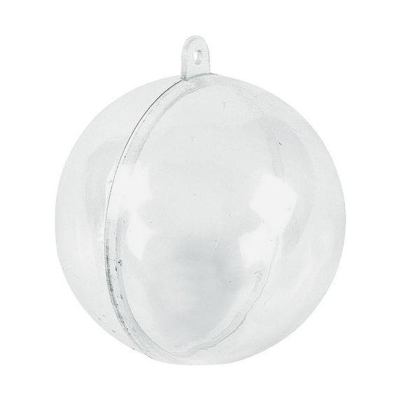 Do It Yourself Clear Ornament 12 Pc - Craft Kits - 12 Pieces