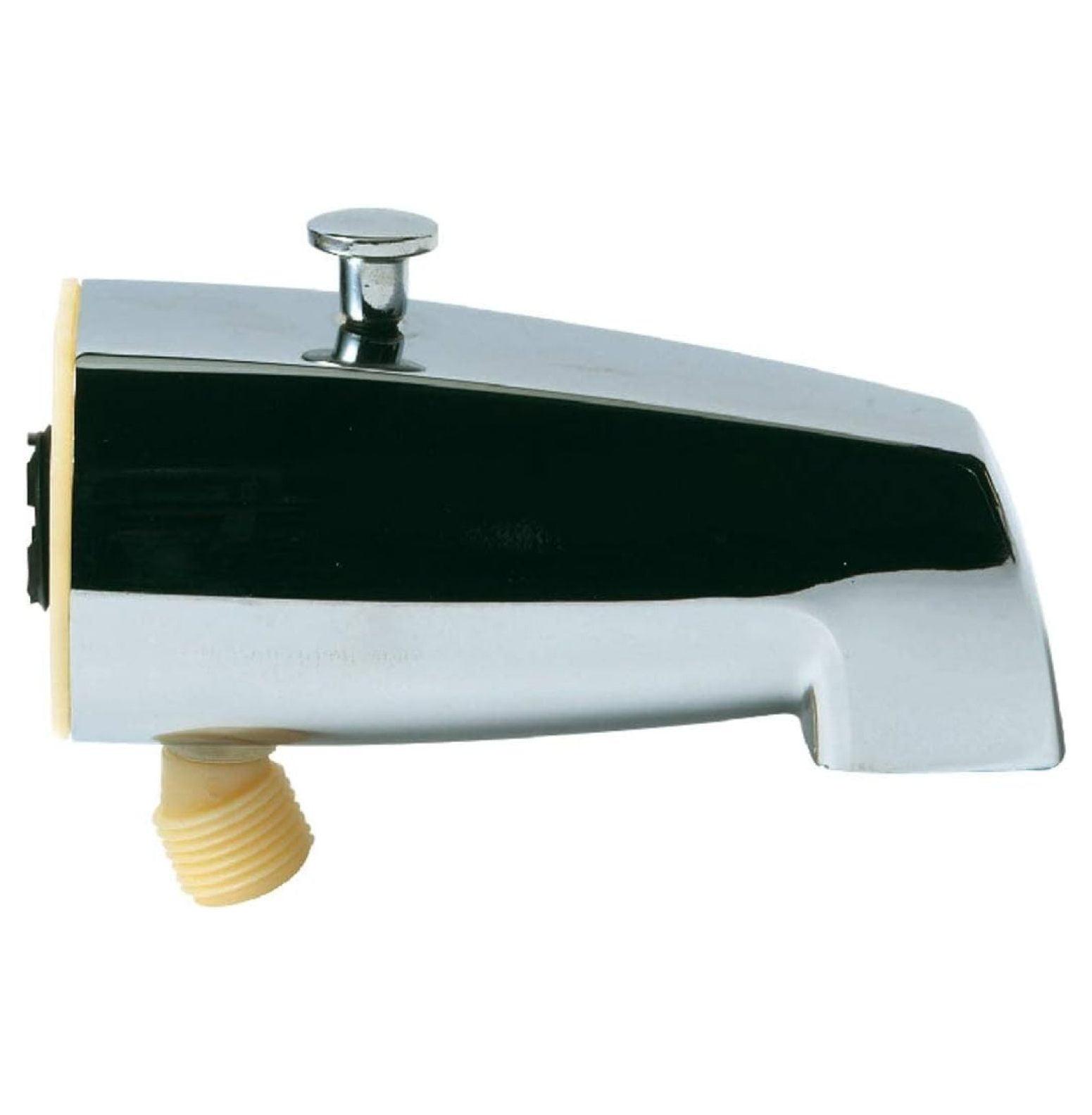 Chrome Bottom Mount Bathtub Spout with Diverter