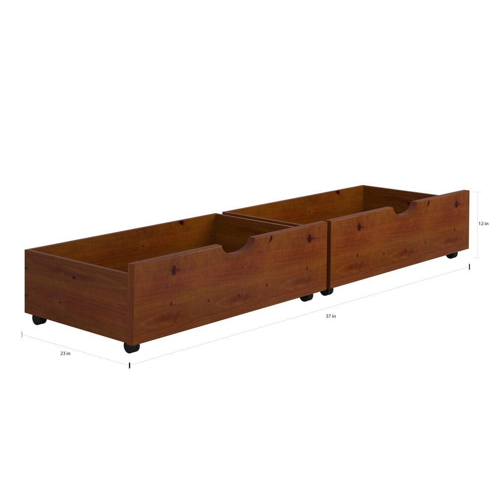 Donco DUAL UNDERBED DRAWERS ESPRESSO