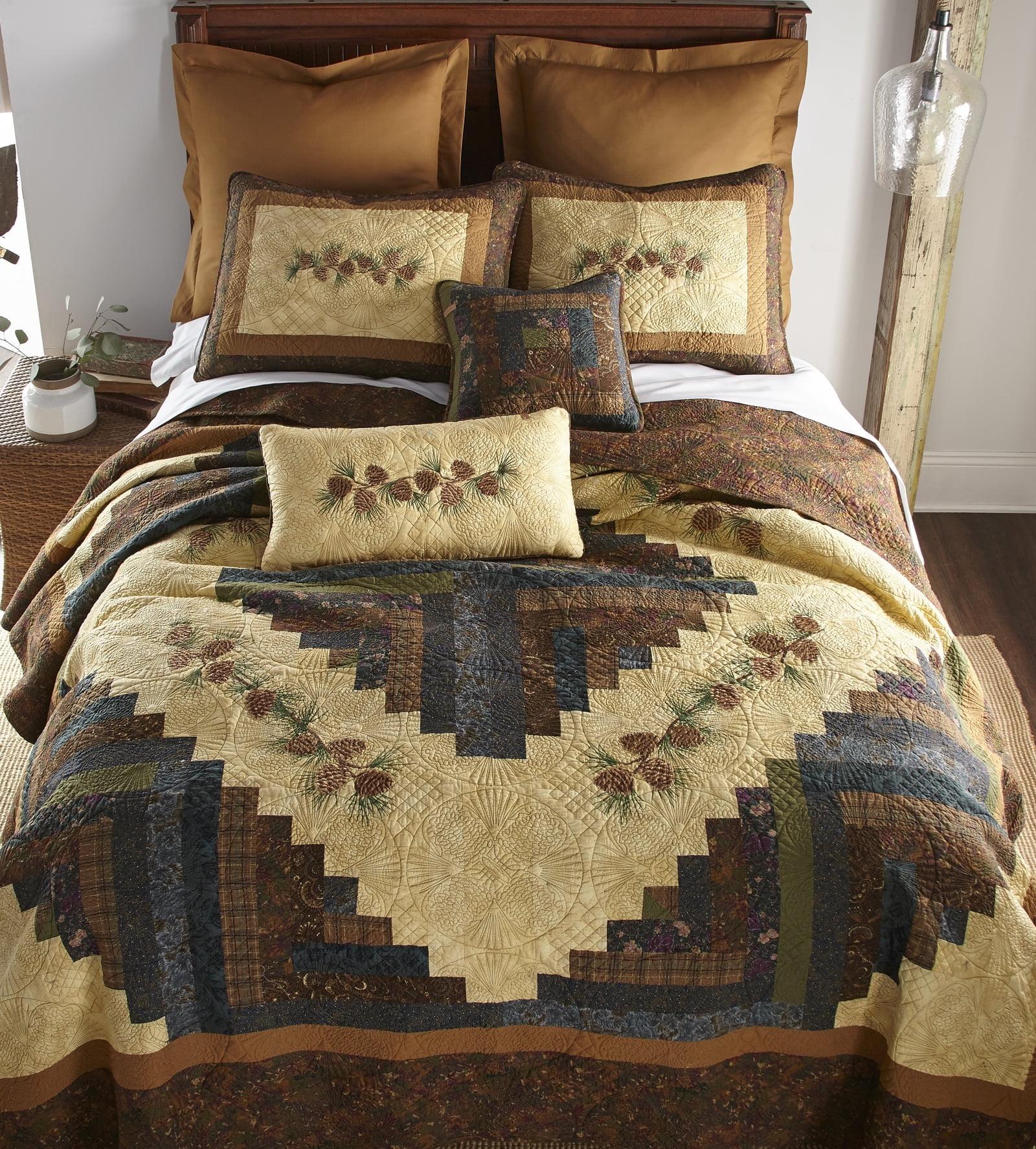 Donna Sharp CabinRaising Pine Cone Quilt