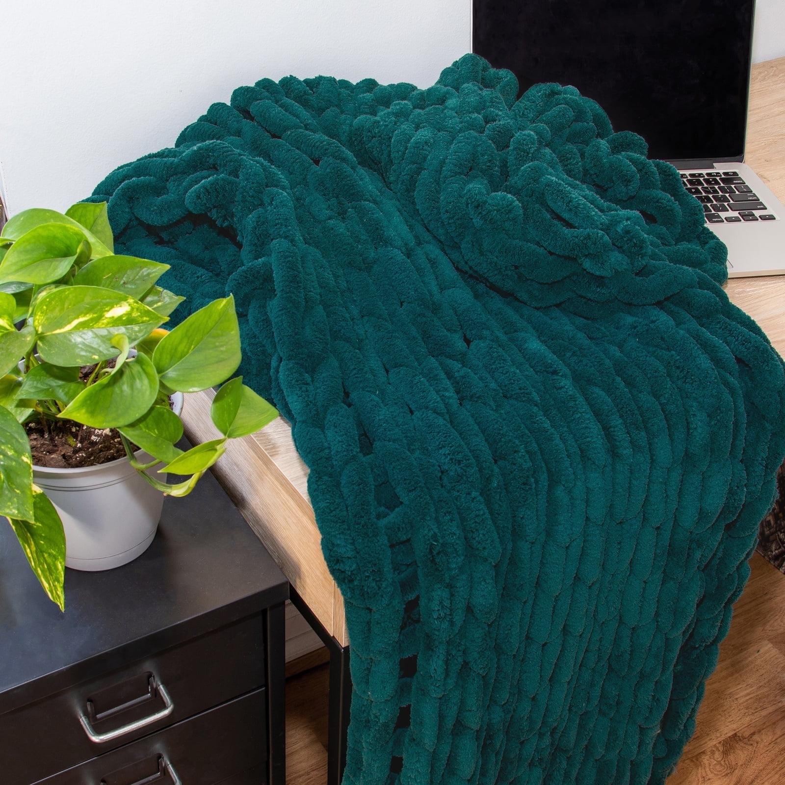 Donna Sharp Chenille Knitted Chenille Throw