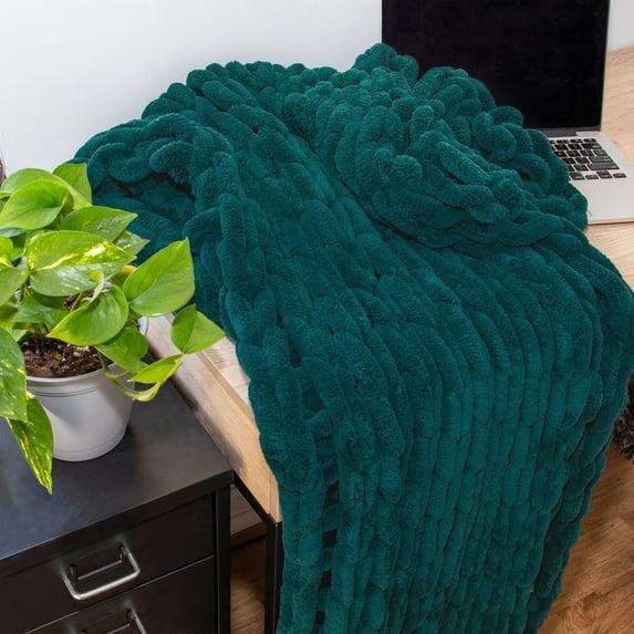 Donna Sharp Chenille Knitted Chenille Throw