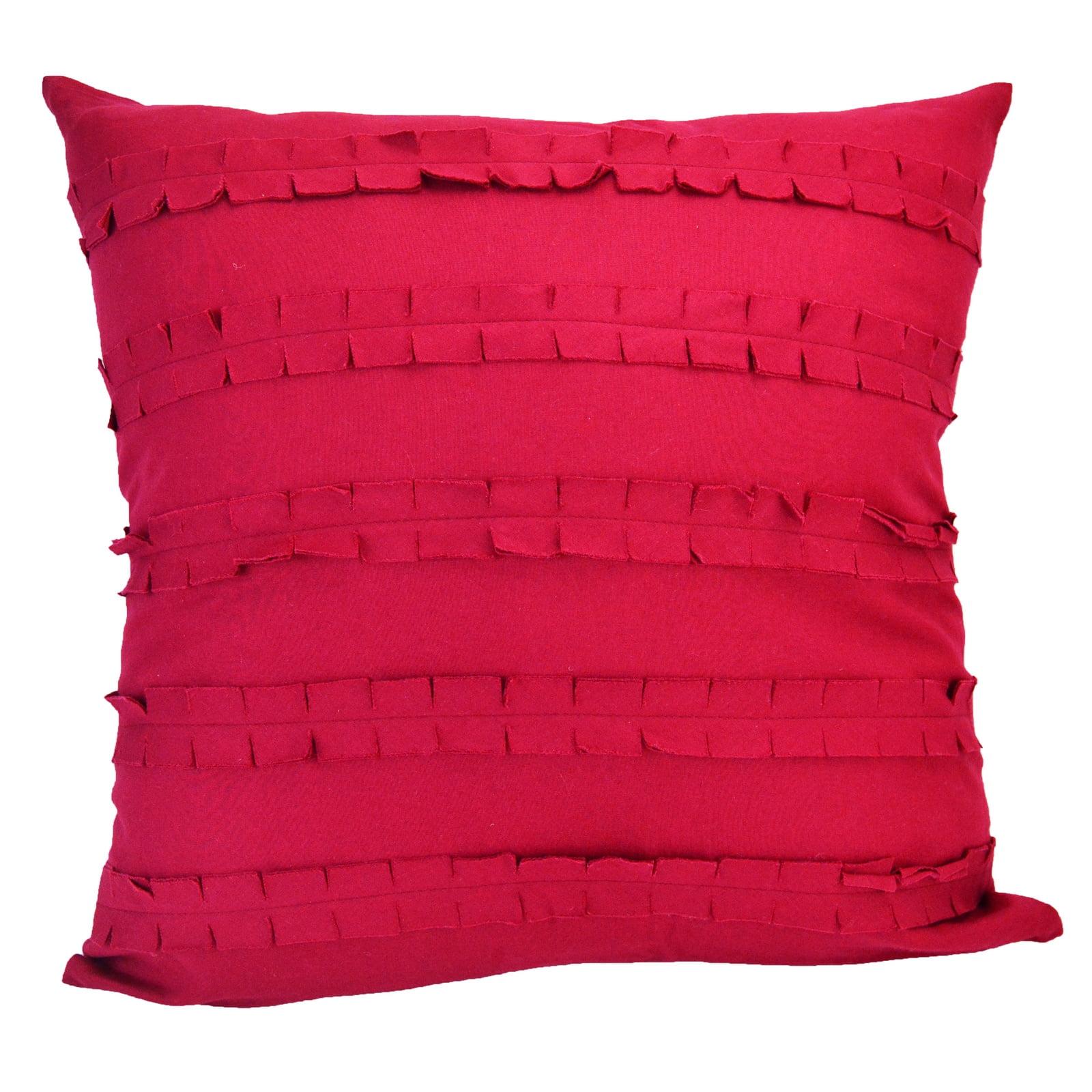 Ruffled Throw Pillow