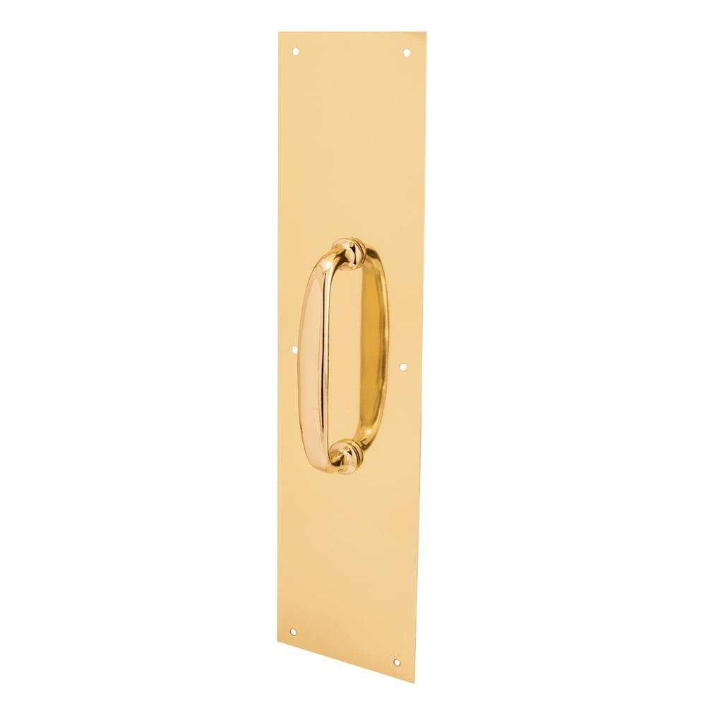 Prime-Line Door Pull Plate with Handle, 4 in. x 16 in. (Single Pack)