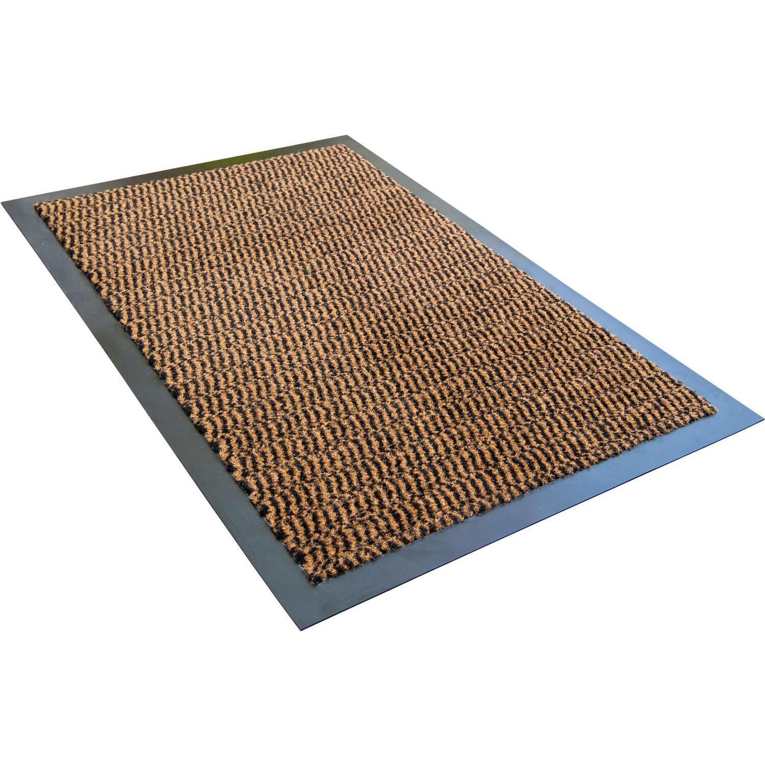 Mottled Brown 36" x 60" Polypropylene Outdoor Entryway Mat