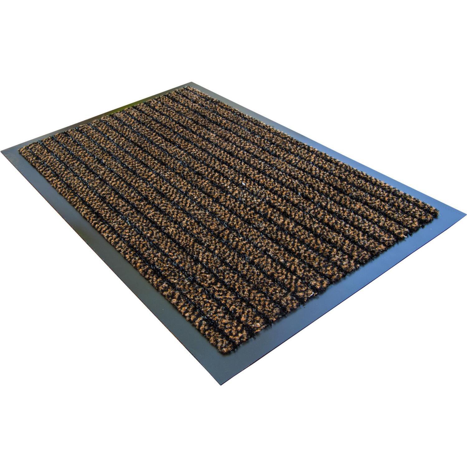 Brown Polypropylene 32" x 48" Outdoor Door Mat