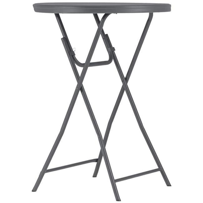 Cosco CSC60436SGY1E 18 x 26 in. Zown Commercial Cocktail Folding Table