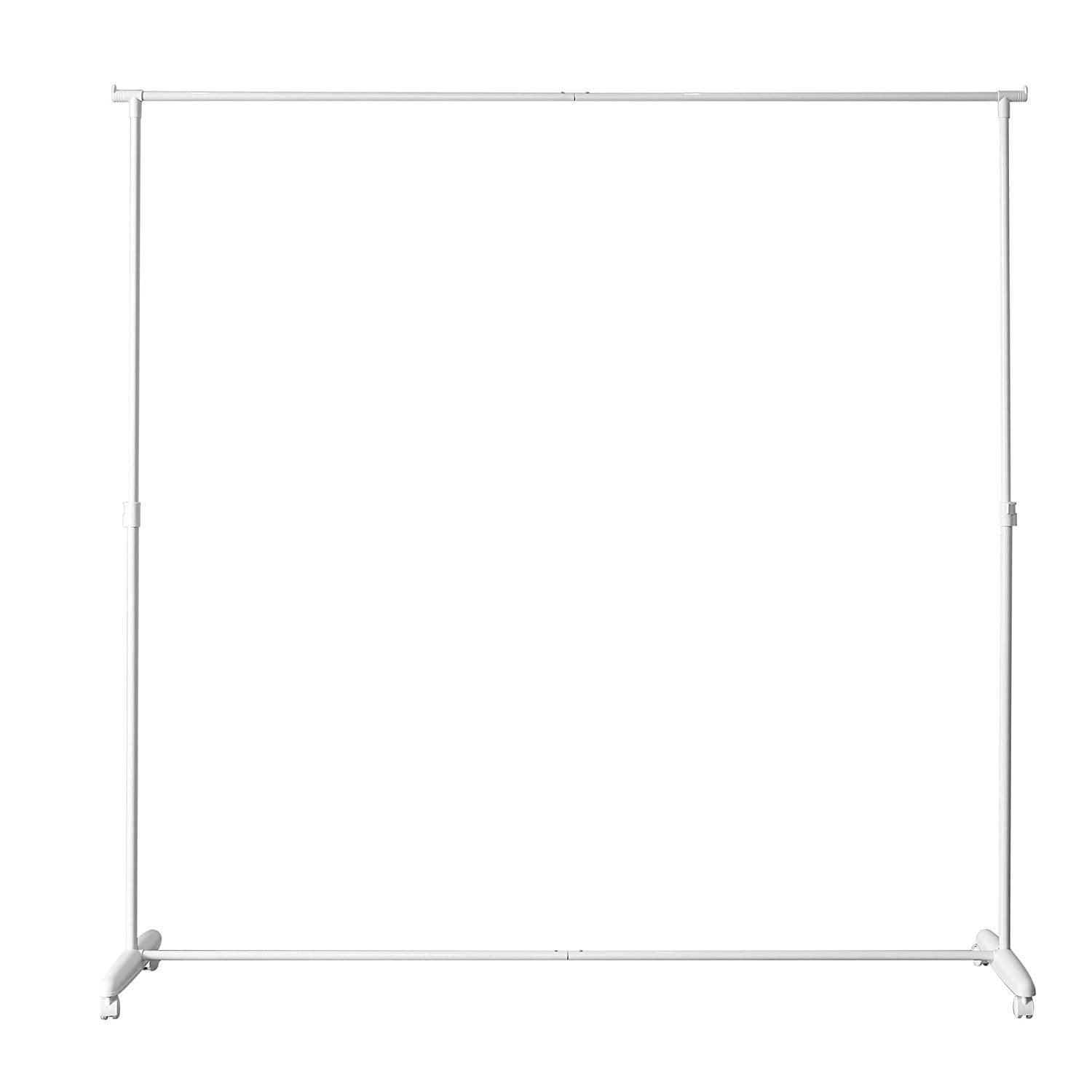 Adjustable White Carbon Steel Privacy Room Divider Frame