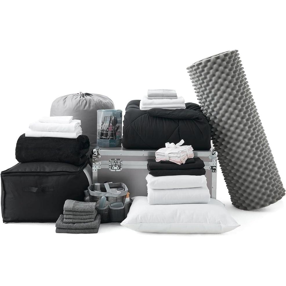 DormCo DormCo 42 Piece Complete College Dorm Reversible Bedding Package