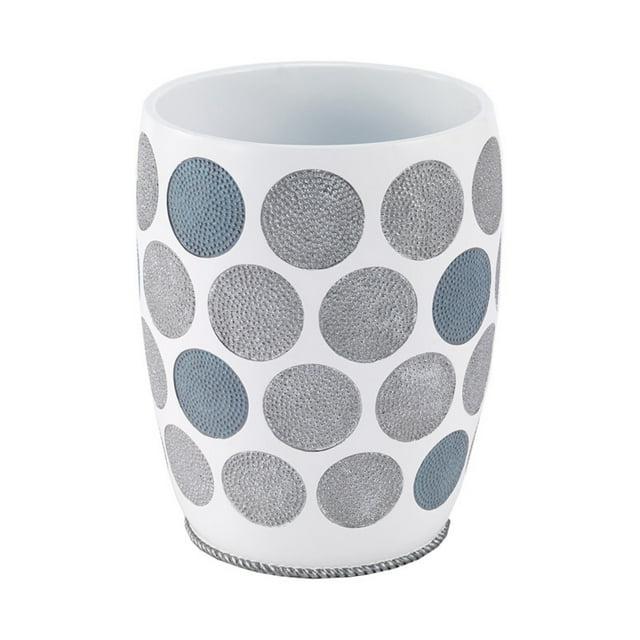 Avanti Linens Dotted Circles Resin Open Waste Basket - 2.5 Gallons