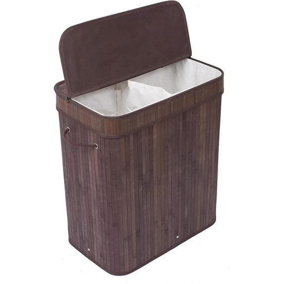BirdRock Home Bamboo Laundry Sorter with Handles