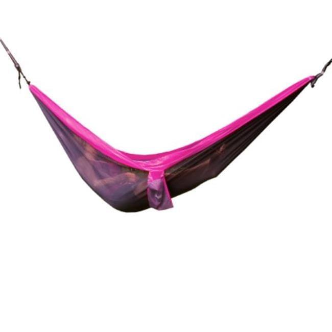 Purple and Gray Nylon Single Person Camping Hammock