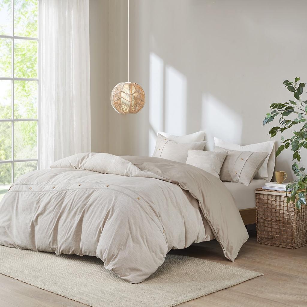 Reese Organic Cotton Oversized Comforter Cover Set - Clean Spaces