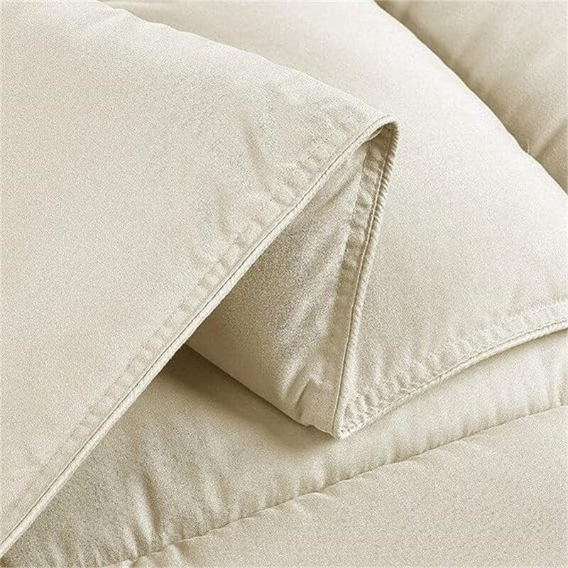 Down Alternative Comforter Set Cream - Oversized Queen - 3 Piece