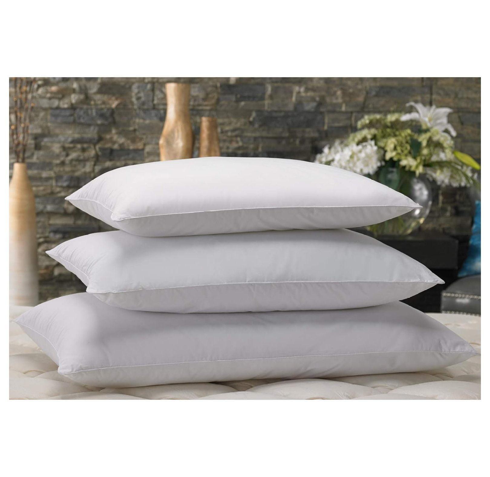 Down Alternative Eco Pillow - Hypoallergenic Eco-Friendly Pillow with 100% Recycled Fill - Set of 2 - Queen (20" x 30")