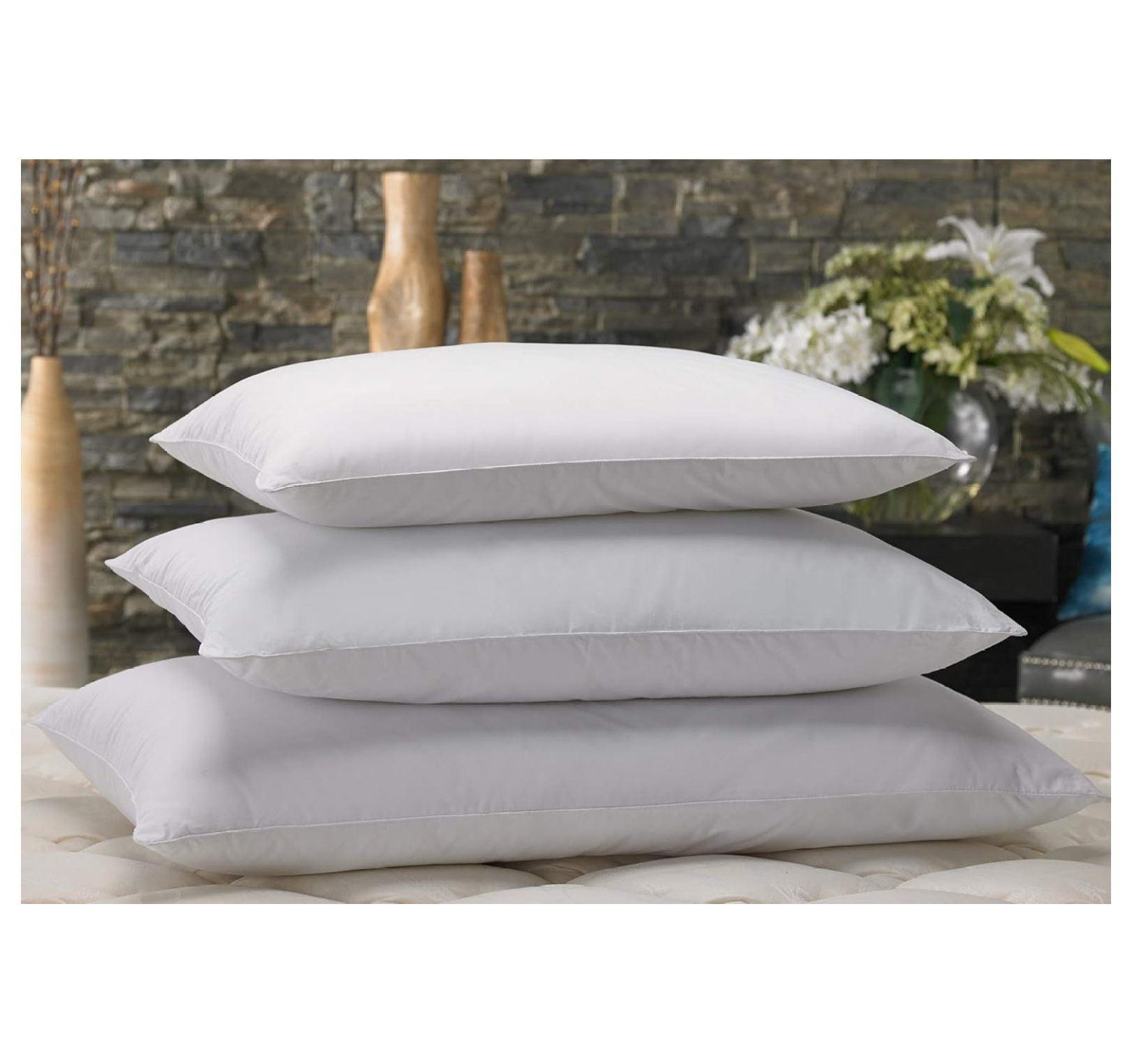 Down Alternative Eco Pillow - Hypoallergenic Eco-Friendly Pillow with 100% Recycled Fill - Set of 2 - Queen (20" x 30")