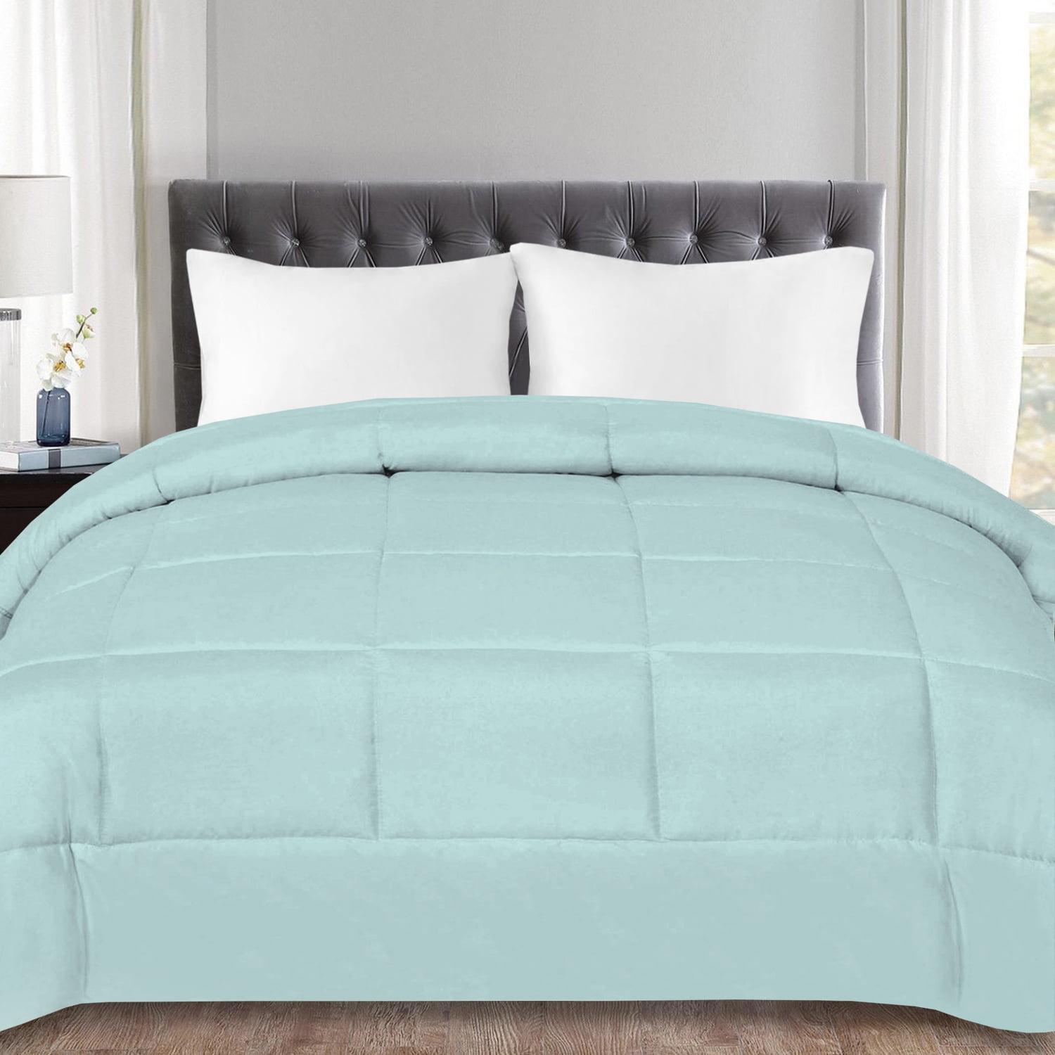 Down Alternative All-Season Comforter by Sweet Home Collection® - King, Light Blue