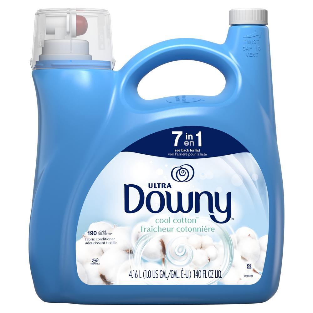 Downy Ultra Cool Cotton Liquid Fabric Softener, 140 fl oz