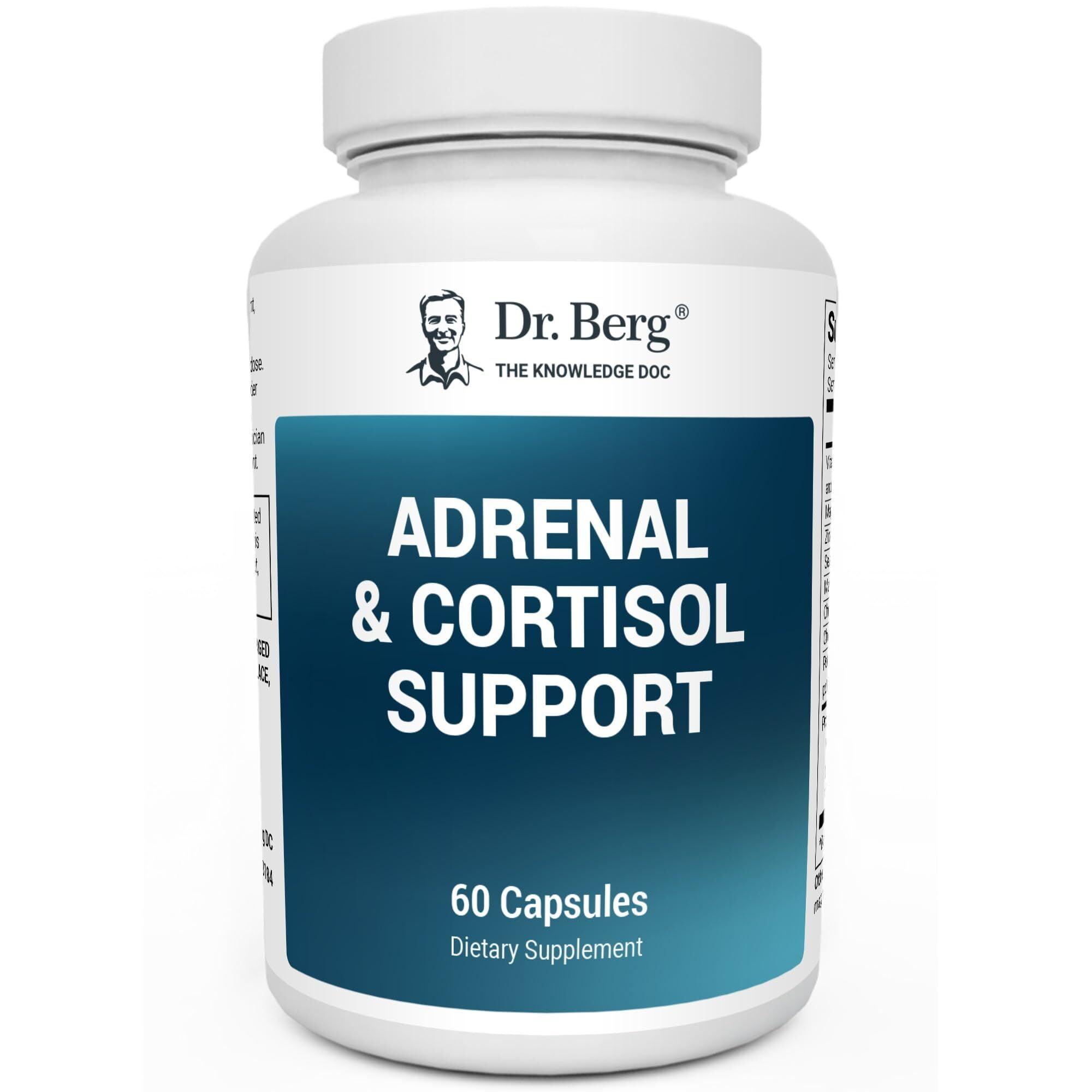 Dr. Berg Adrenal & Cortisol Support - Cortisol Manager Supplement, 60 Capsules