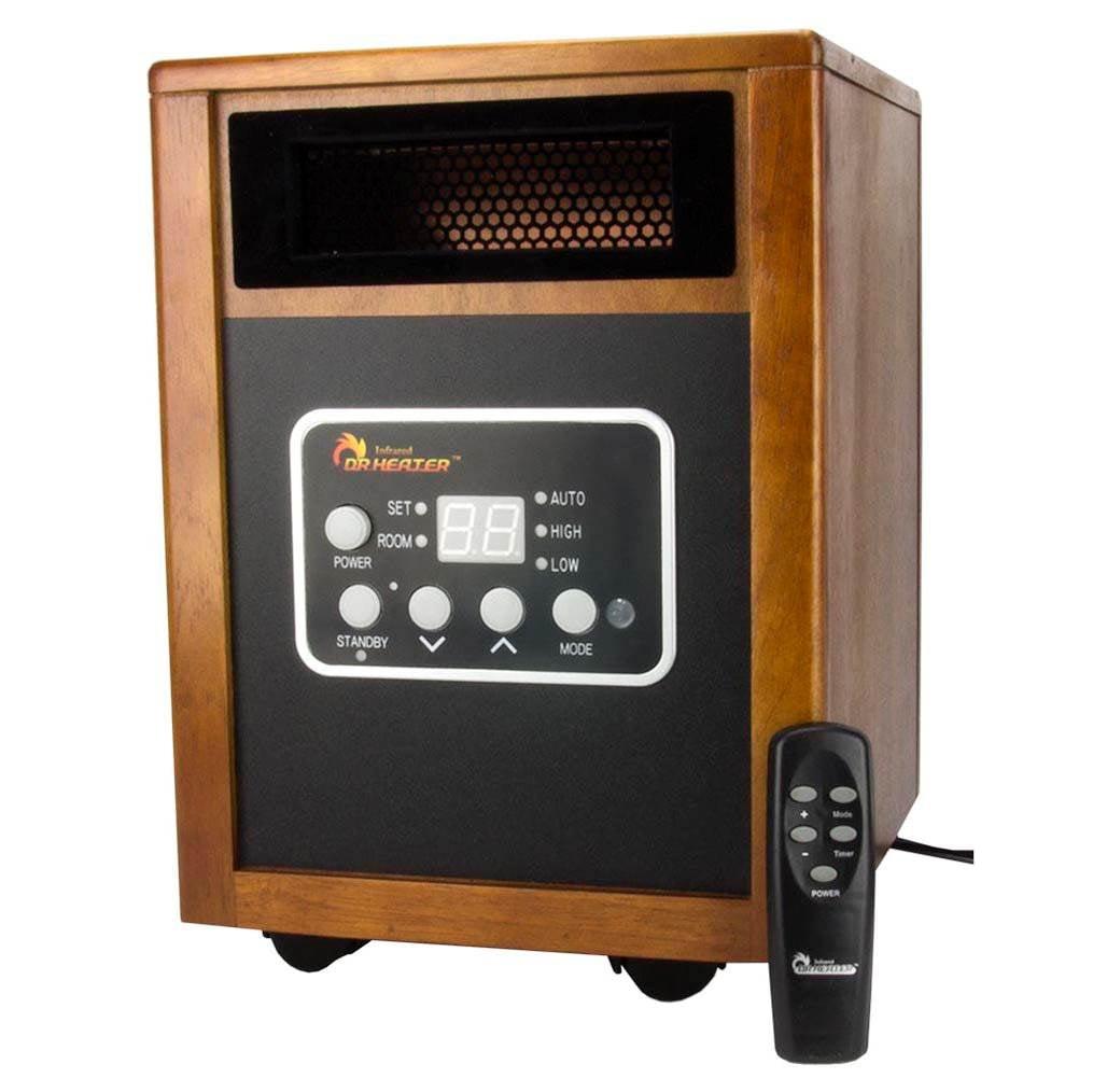 DR. INFRARED HEATER DR968 Portable Space Heater, Original, 1500-Watt, Cherry