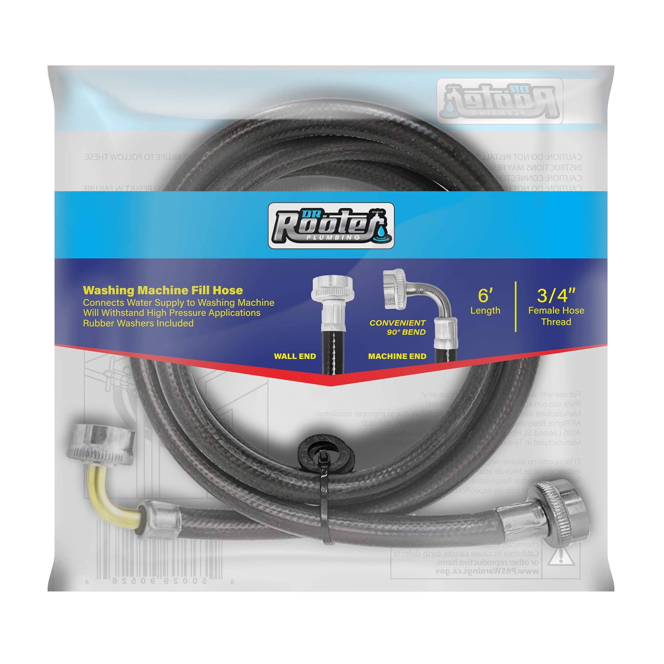 Dr. Rooter 6 ft Water Supply Hose 1 pc for Washing Machine