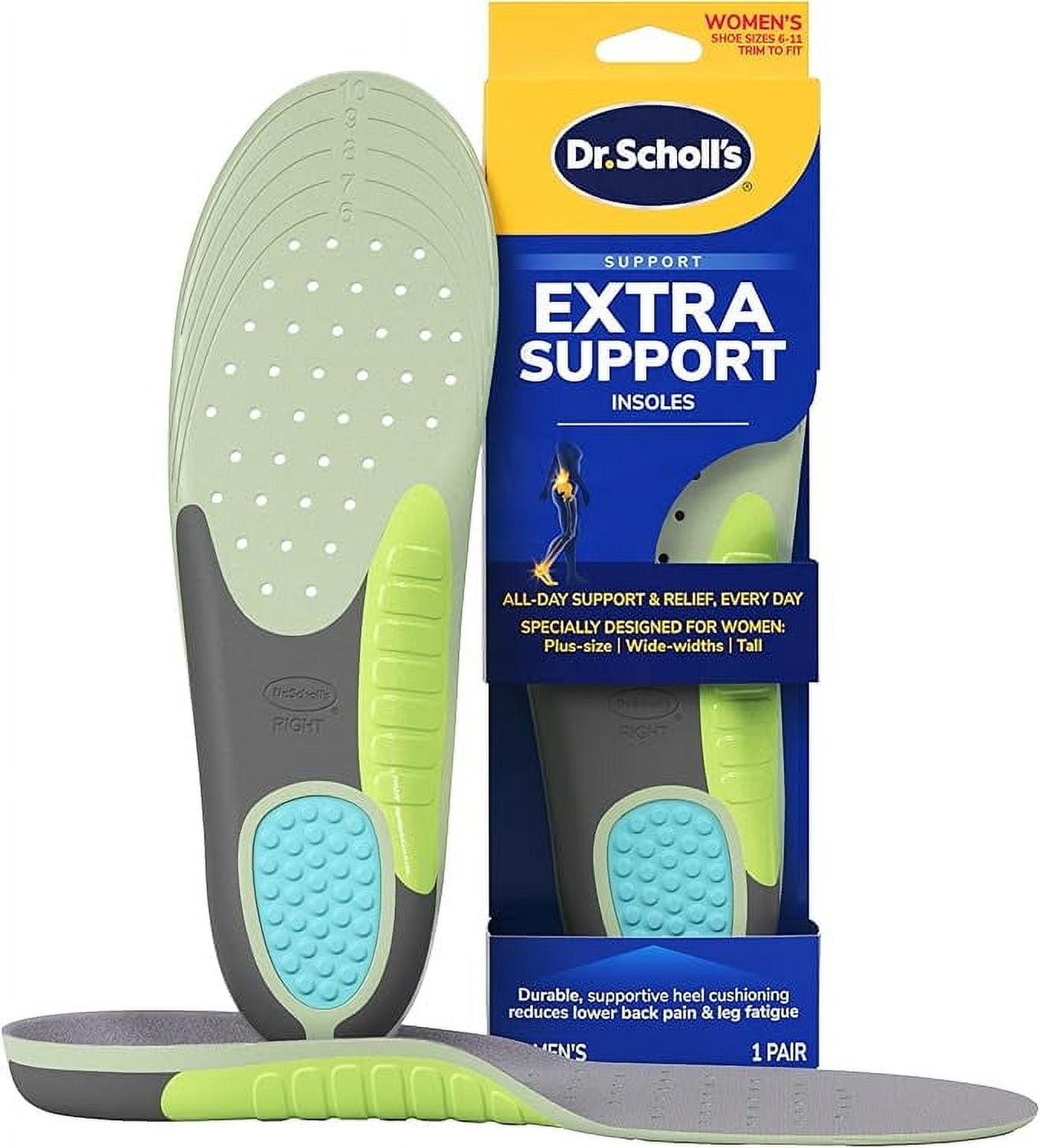 Dr. Scholl's Extra Support Trim to Fit Inserts Insoles for Women - Size 6-11 - 1 pair