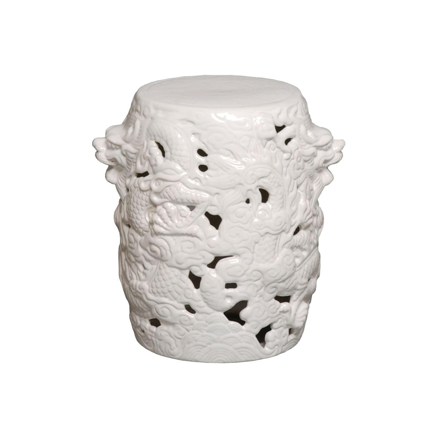 GARDEN STOOL Ceramic Accent Stool