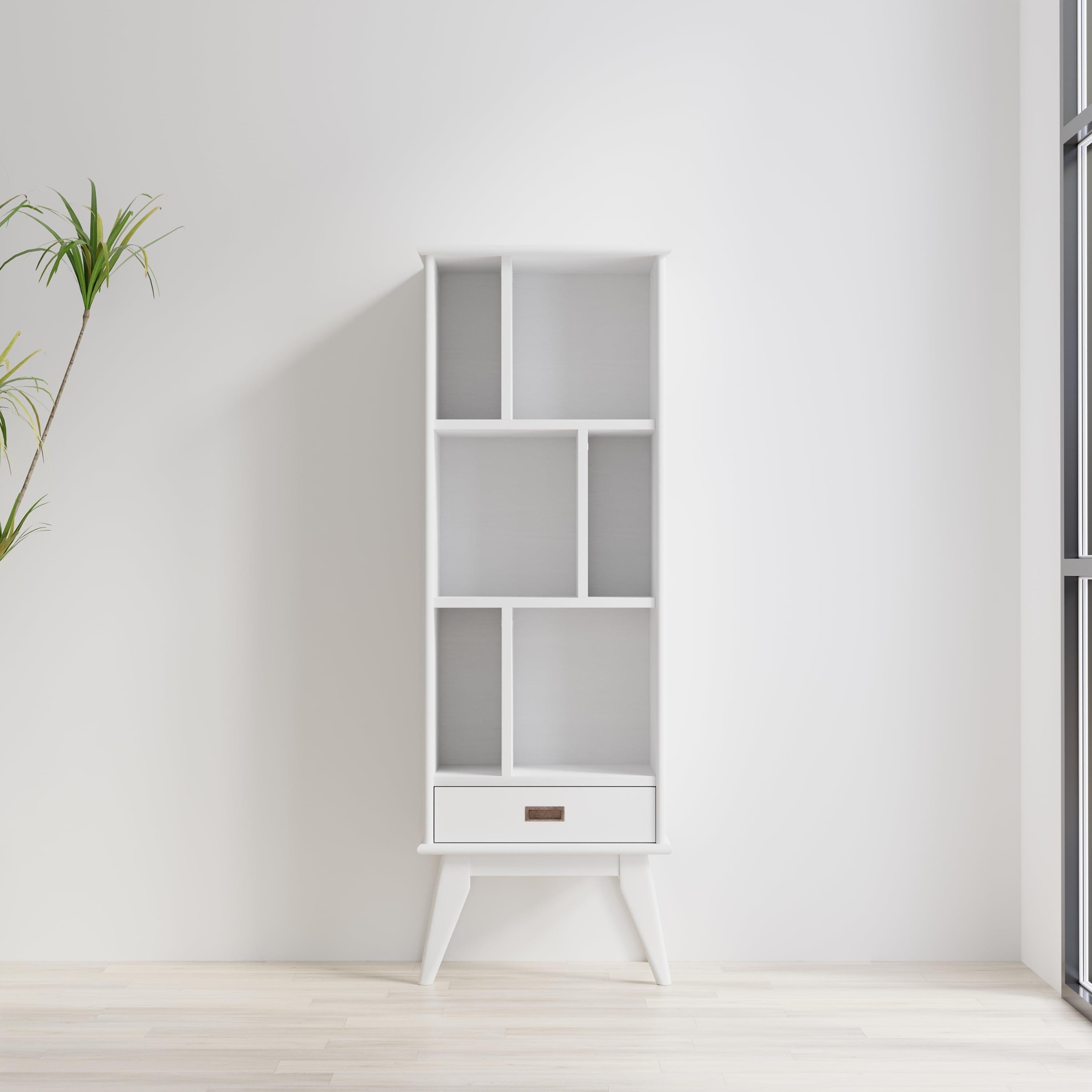 Simpli Home Draper Storage Bookcase