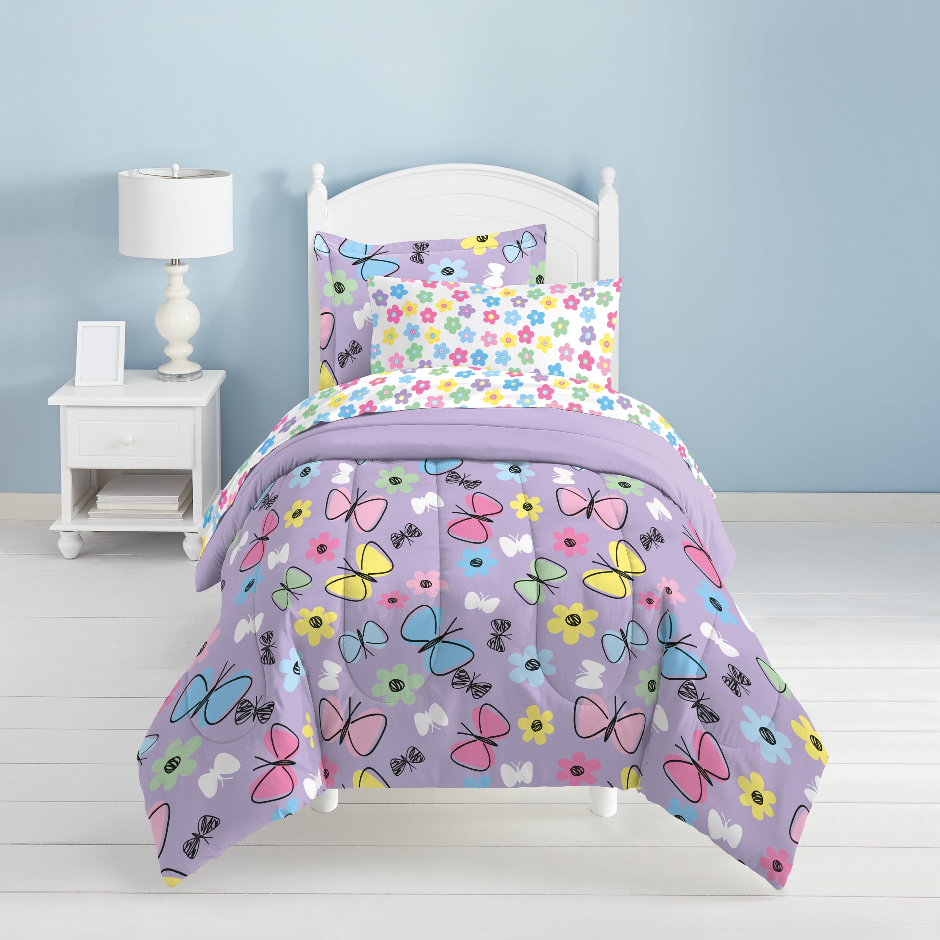 Dream Factory Sweet Butterfly Comforter Set Multi Color