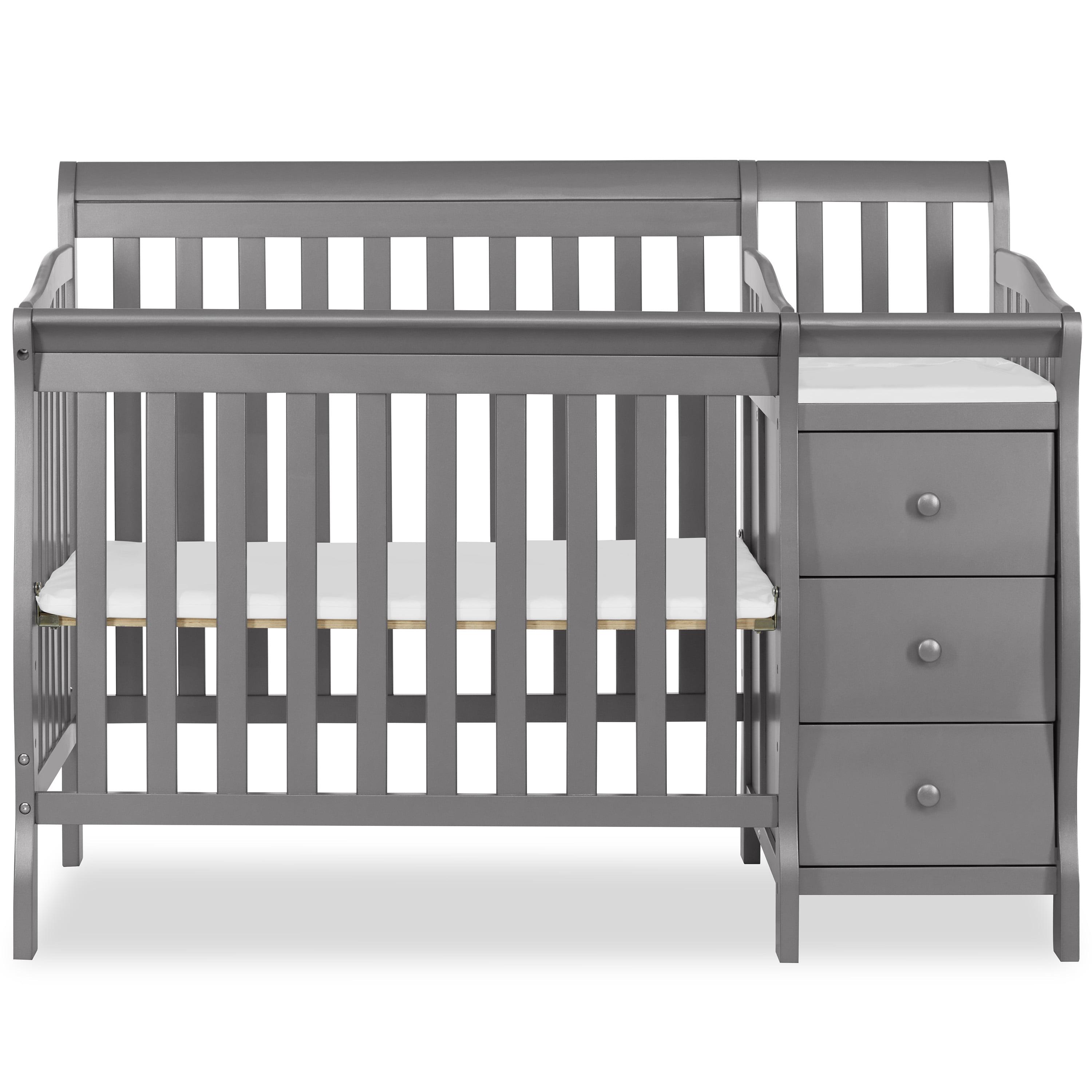 Dream On Me Jayden 4-in-1 Mini Convertible Crib and Changer