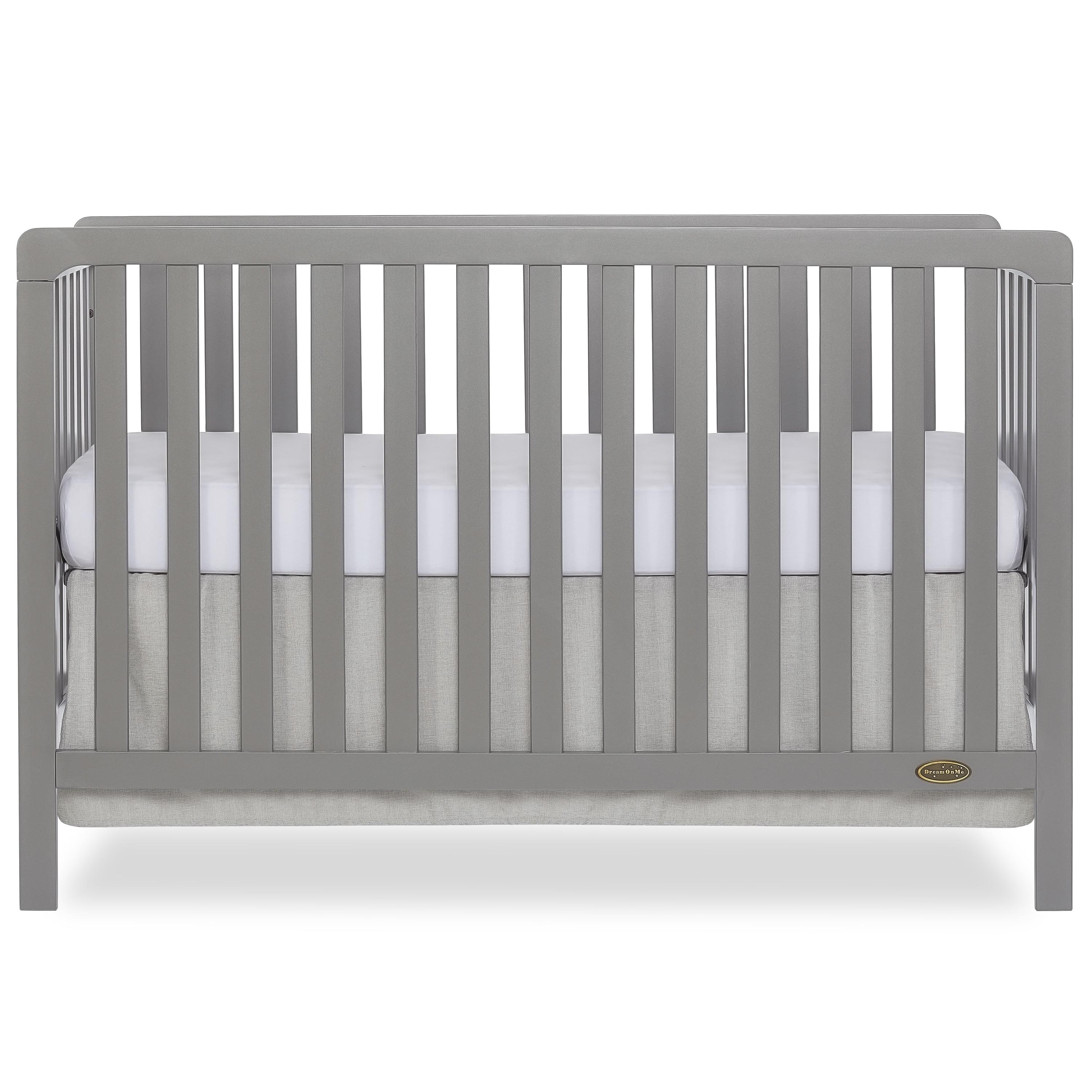 Storm Grey Pine 5-in-1 Convertible Crib