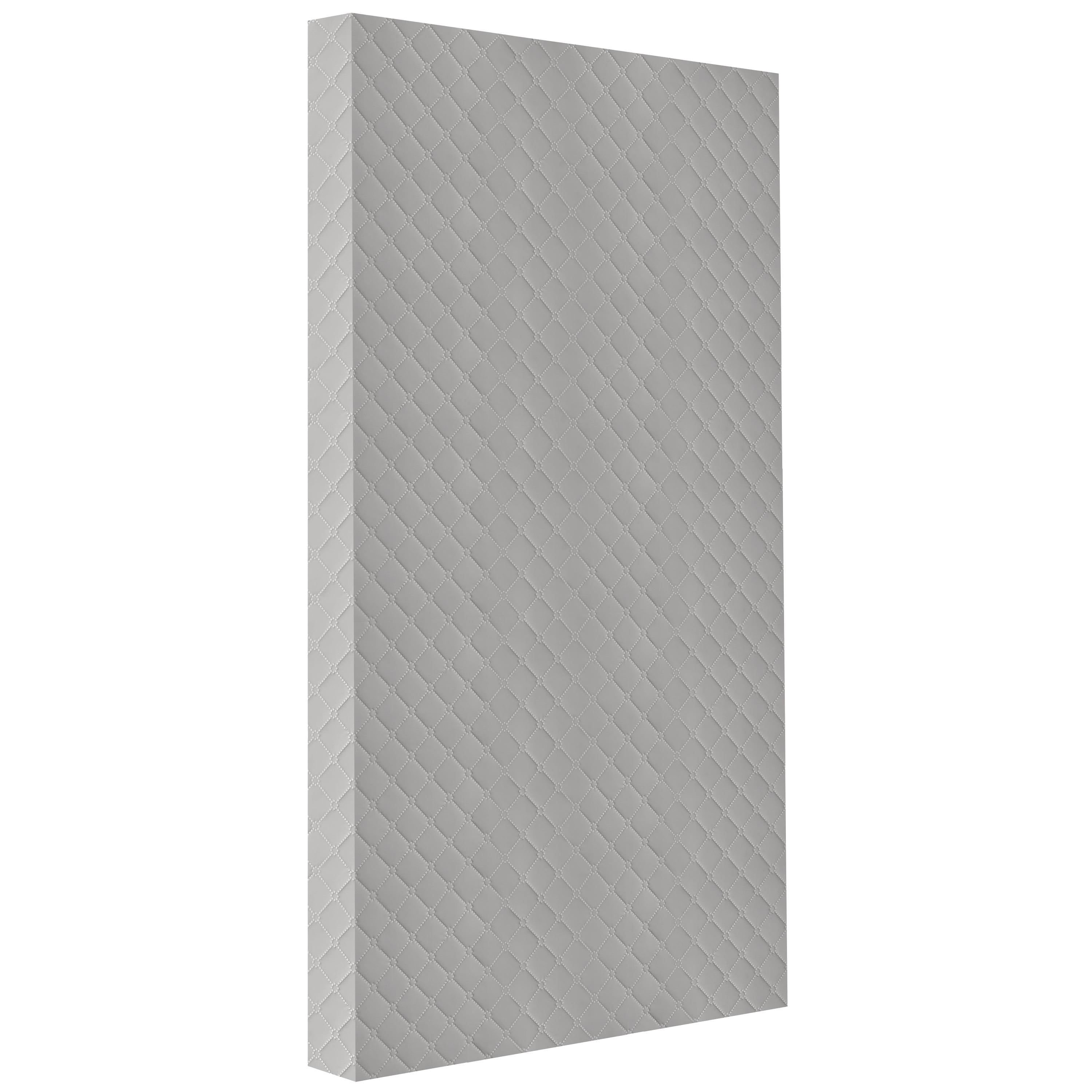 Asheville 4" Gray Memory Foam Crib and Toddler Mattress