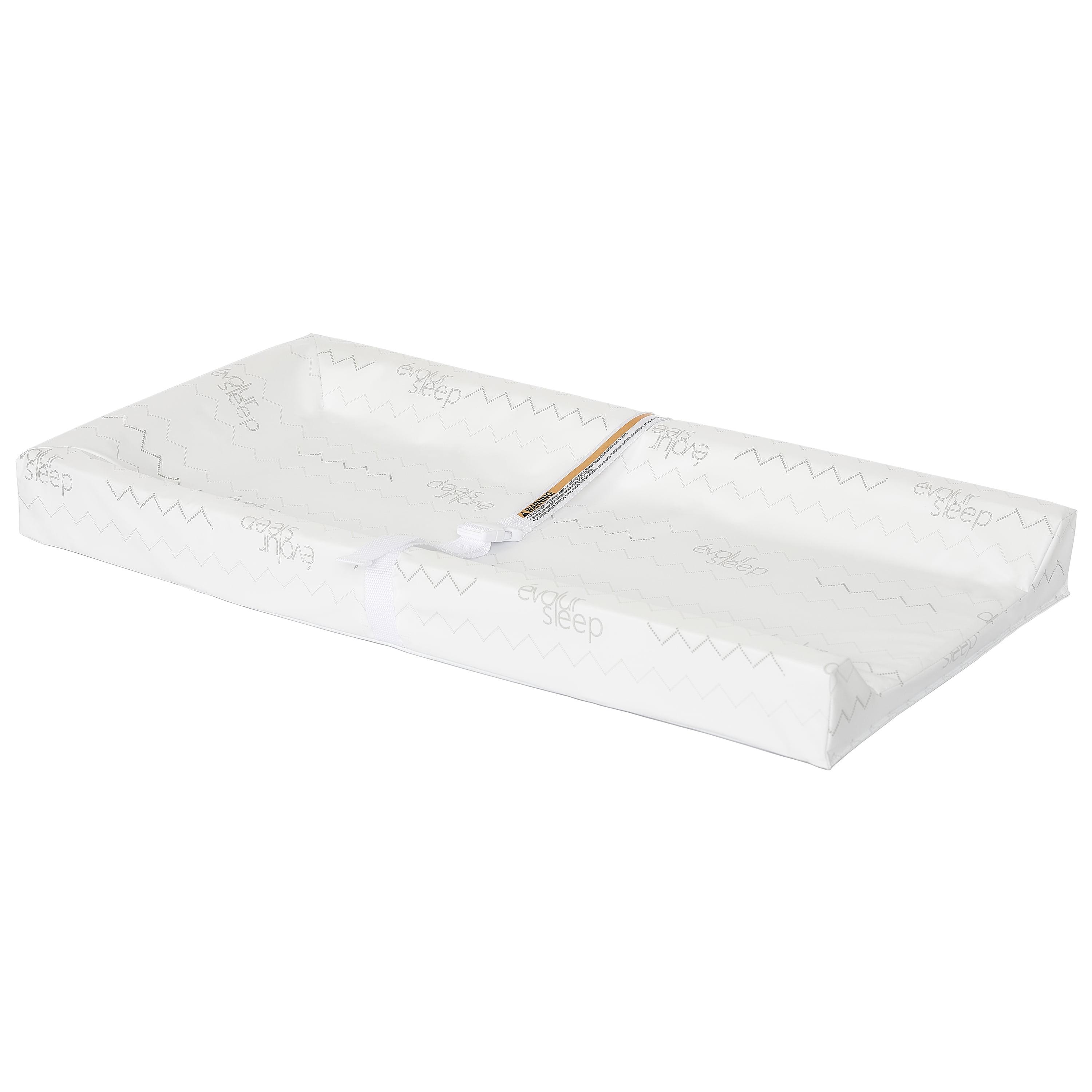 White Vinyl 3-Sided Contour Changing Pad Gift Set