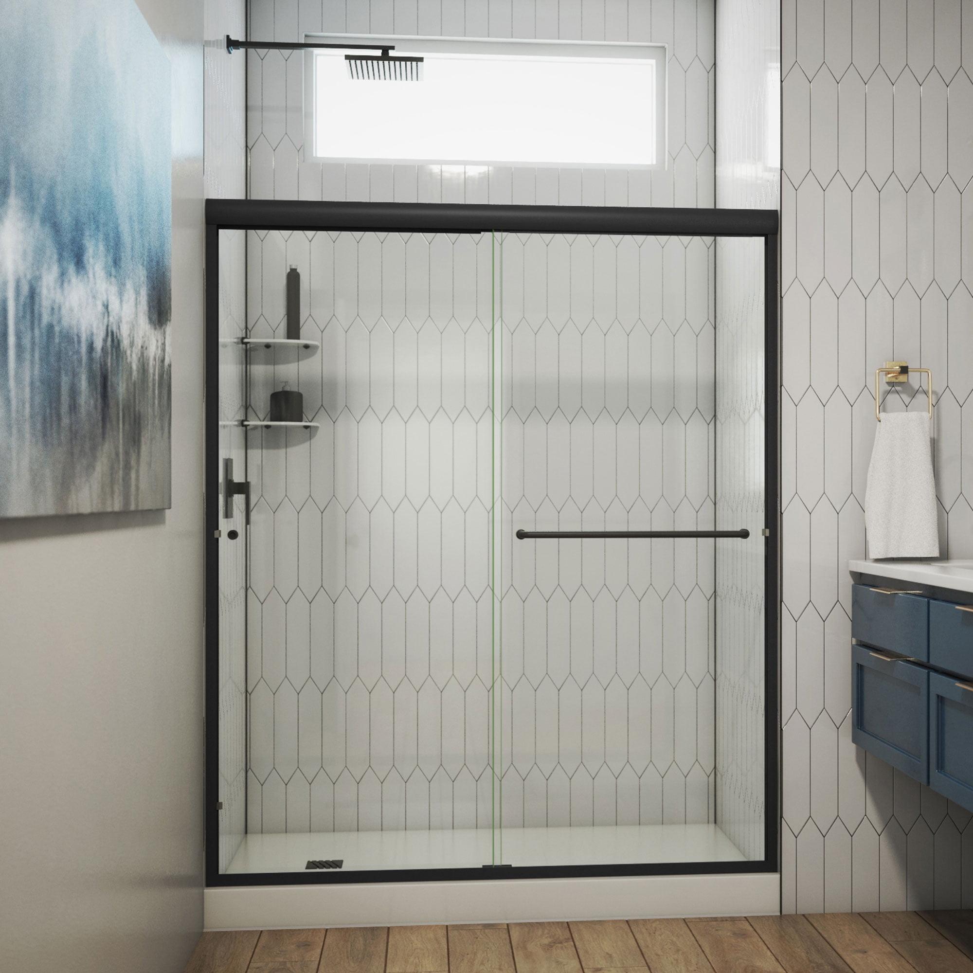 Alliance Pro 56" W x 70" H Bypass Semi-Frameless Shower Door with ClearMax Technology