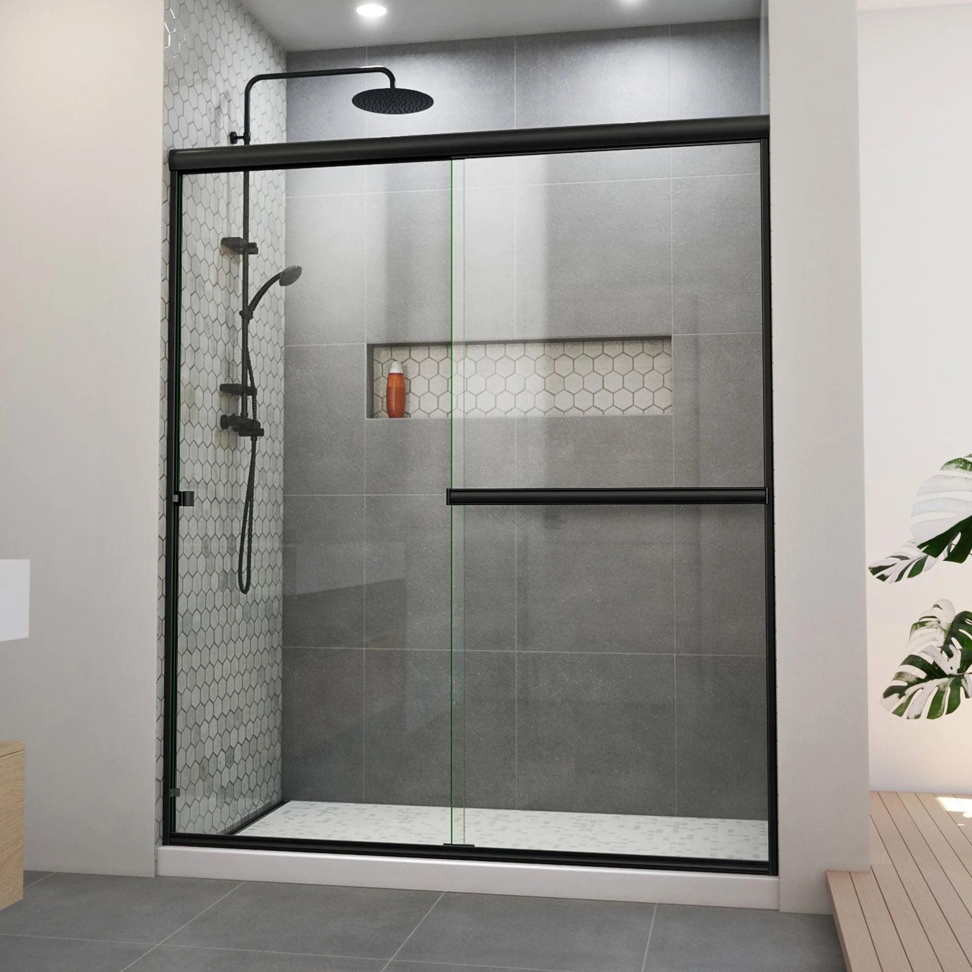 DreamLine Alliance Pro BGX 56-60 in. W x 70 3/8 in. H Semi-Frameless Sliding Shower Door