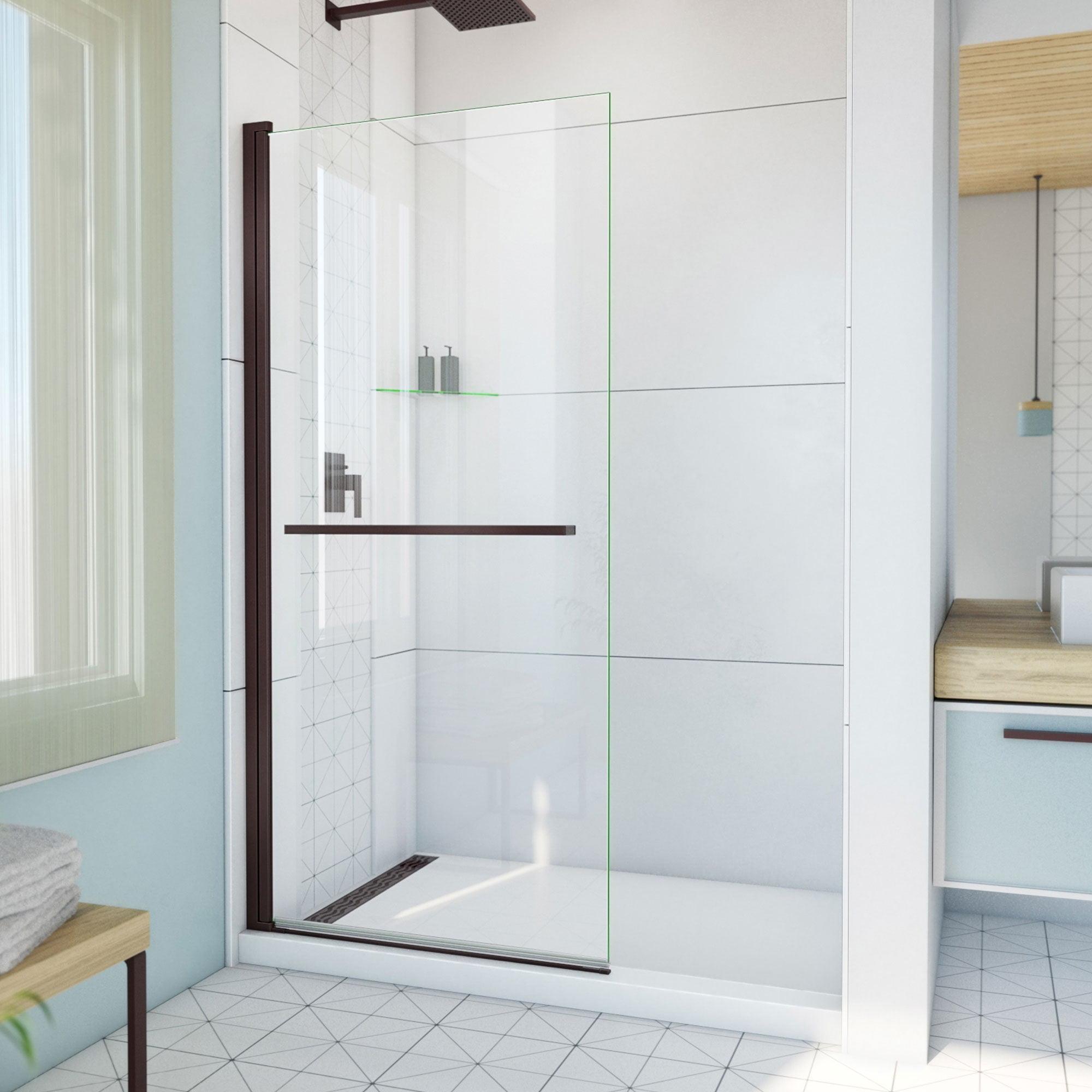 Aqua-Q Swing 72" H Frameless Shower Door