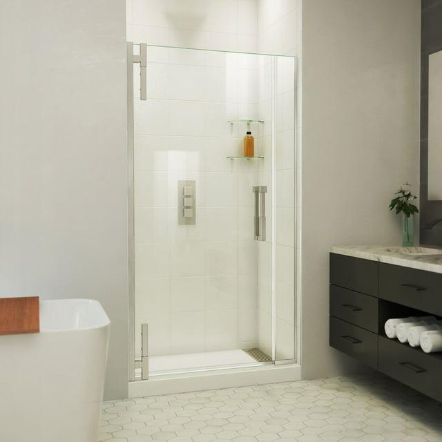 DreamLine Ascend 40-41 in. W x 72 in. H Frameless Pivot Shower Door