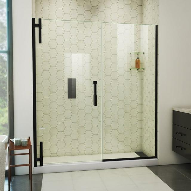 DreamLine Ascend 64-65 in. W x 72 in. H Frameless Pivot Shower Door
