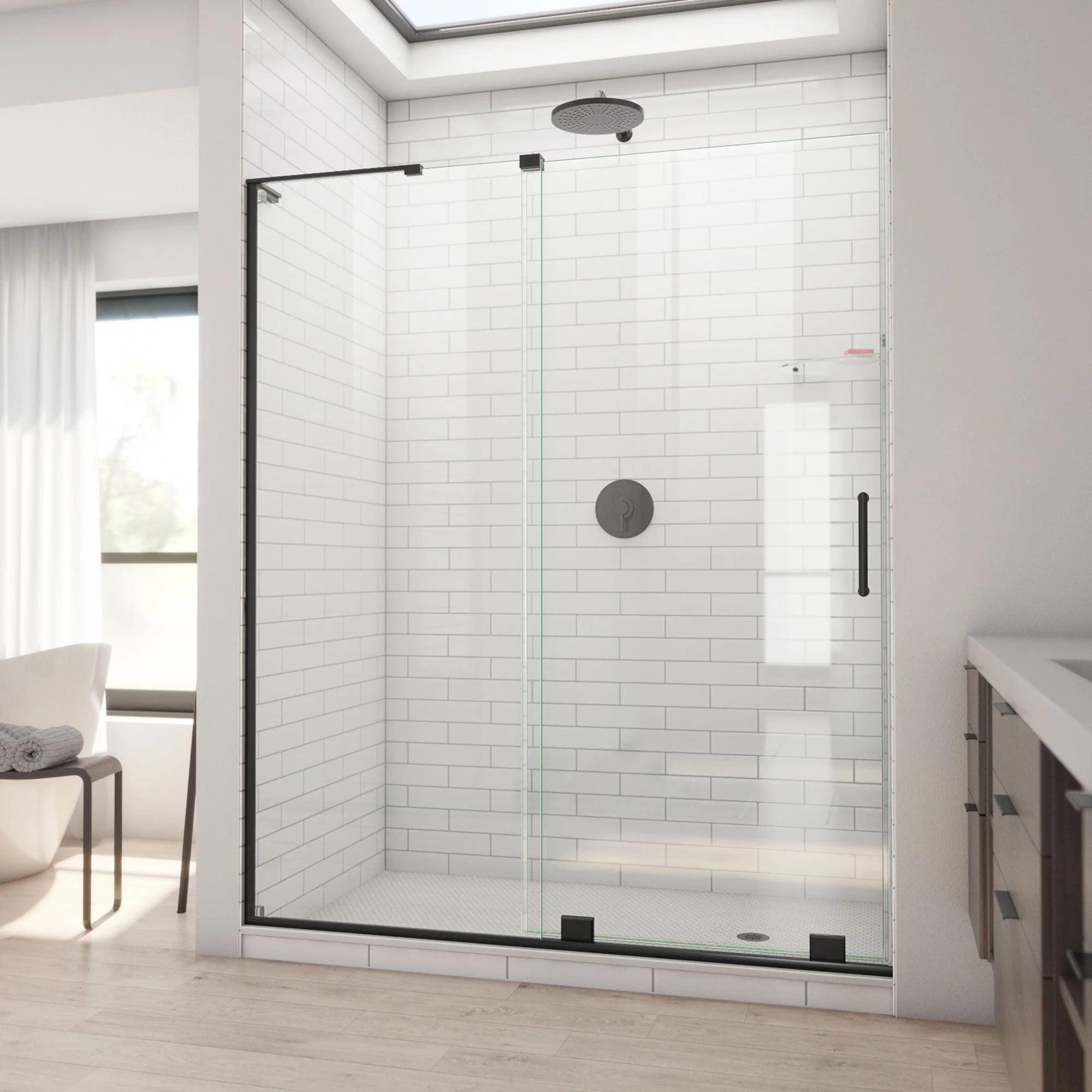 DreamLine Mirage-X 55 - 59 inch W x 71 inch H Frameless Sliding Shower Door