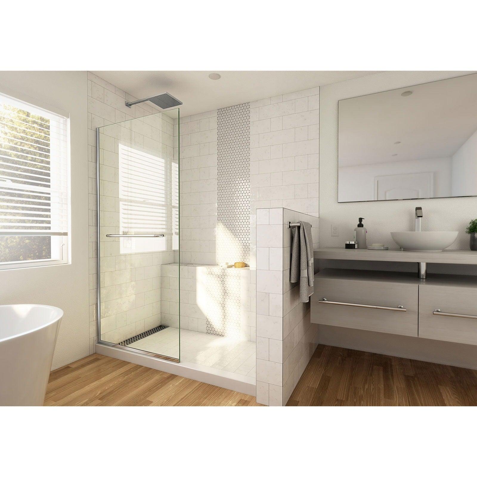 30" W x 72" H Frameless Shower Door