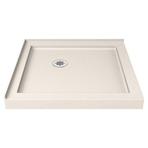 DreamLine SlimLine 36" W x 36" D Double Threshold Shower Base DLT-1036360-22