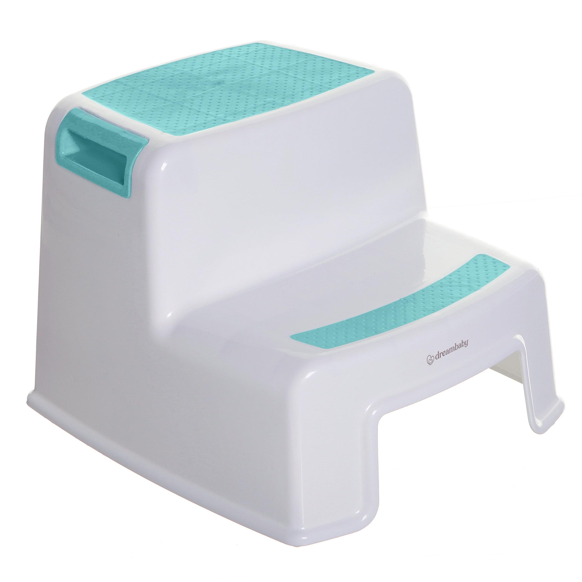 Dreambaby Aqua 2-Step Plastic Stool for Kids and Toddlers