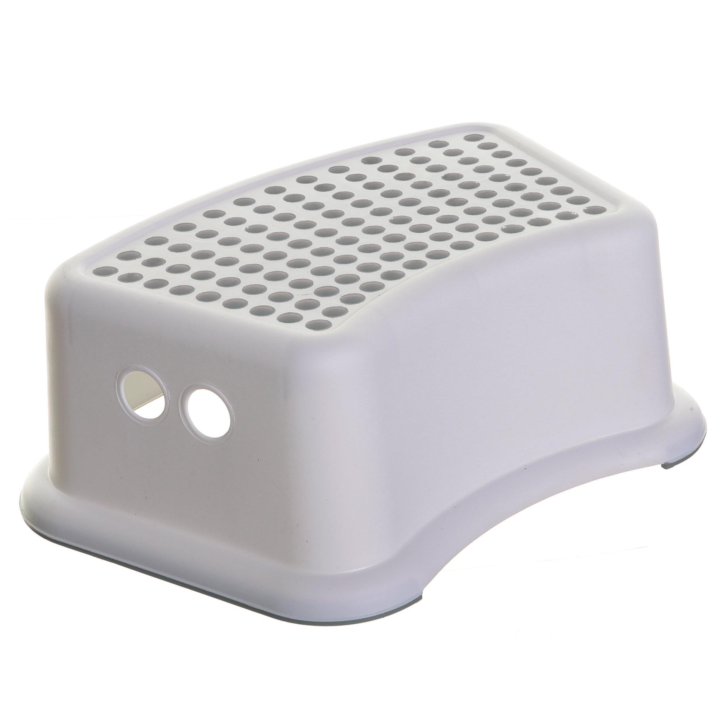 Dreambaby Grey Dots Lightweight Toddler Step Stool with Anti-Slip Design