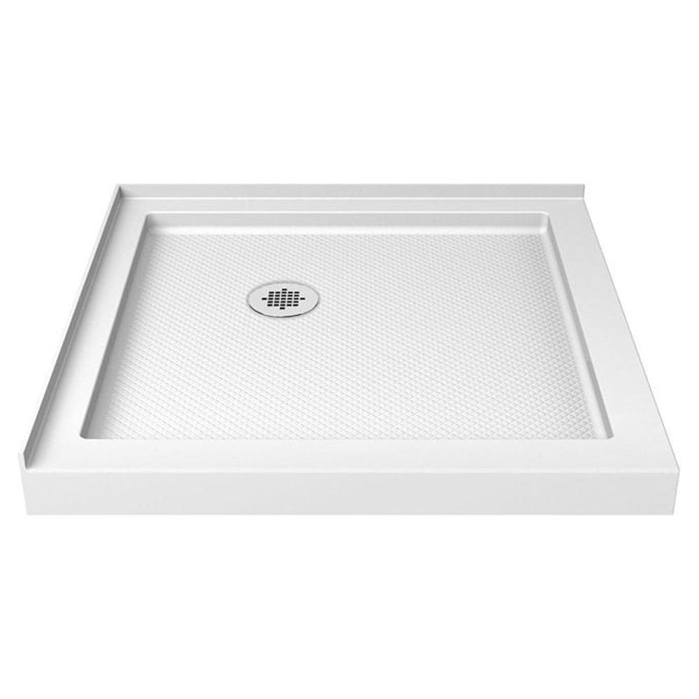 SlimLine 36" W x 36" D Double Threshold Shower Base