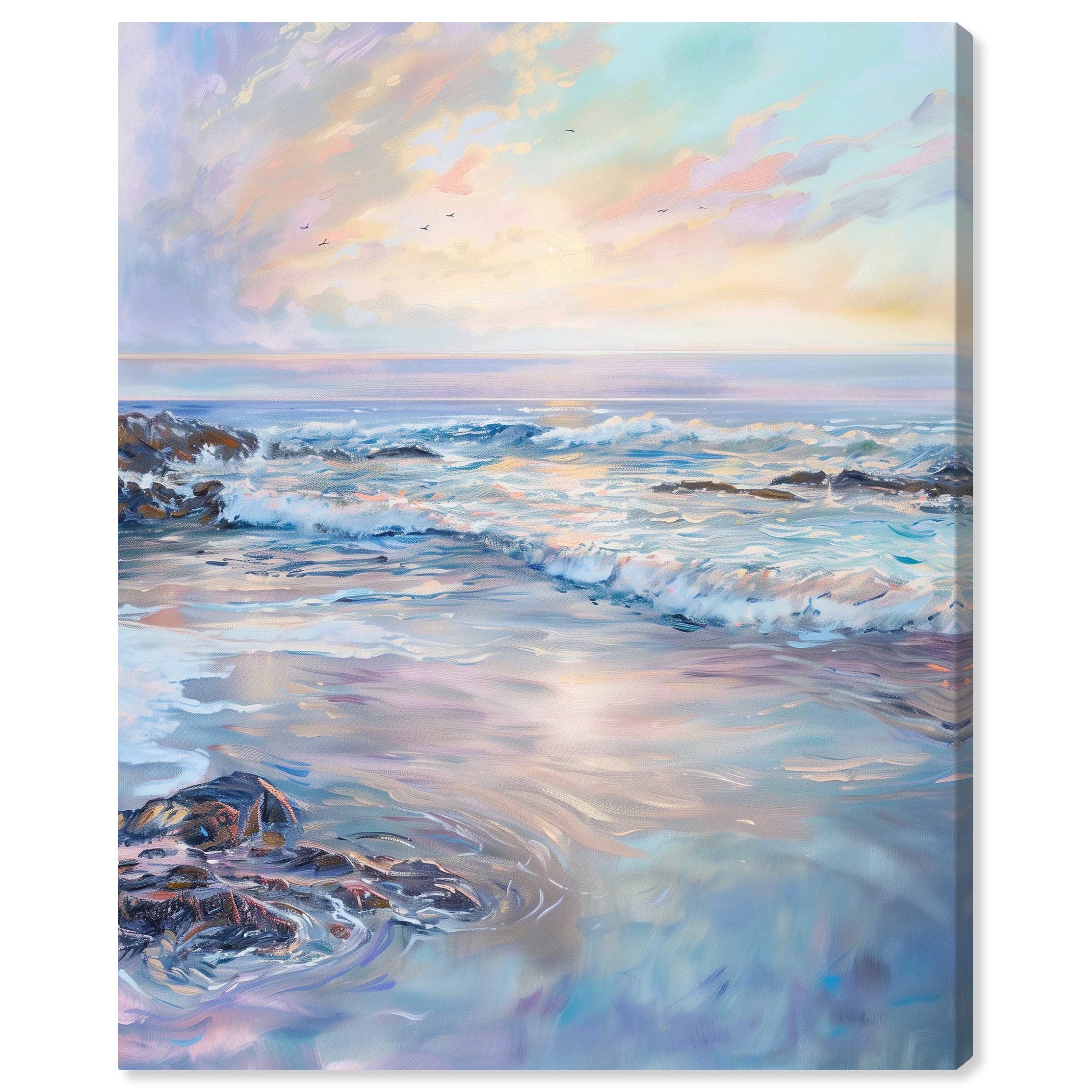 Art Remedy Dreamy Shoreline Sailing Wall Art, 16" x 20", Gallery Wrapped