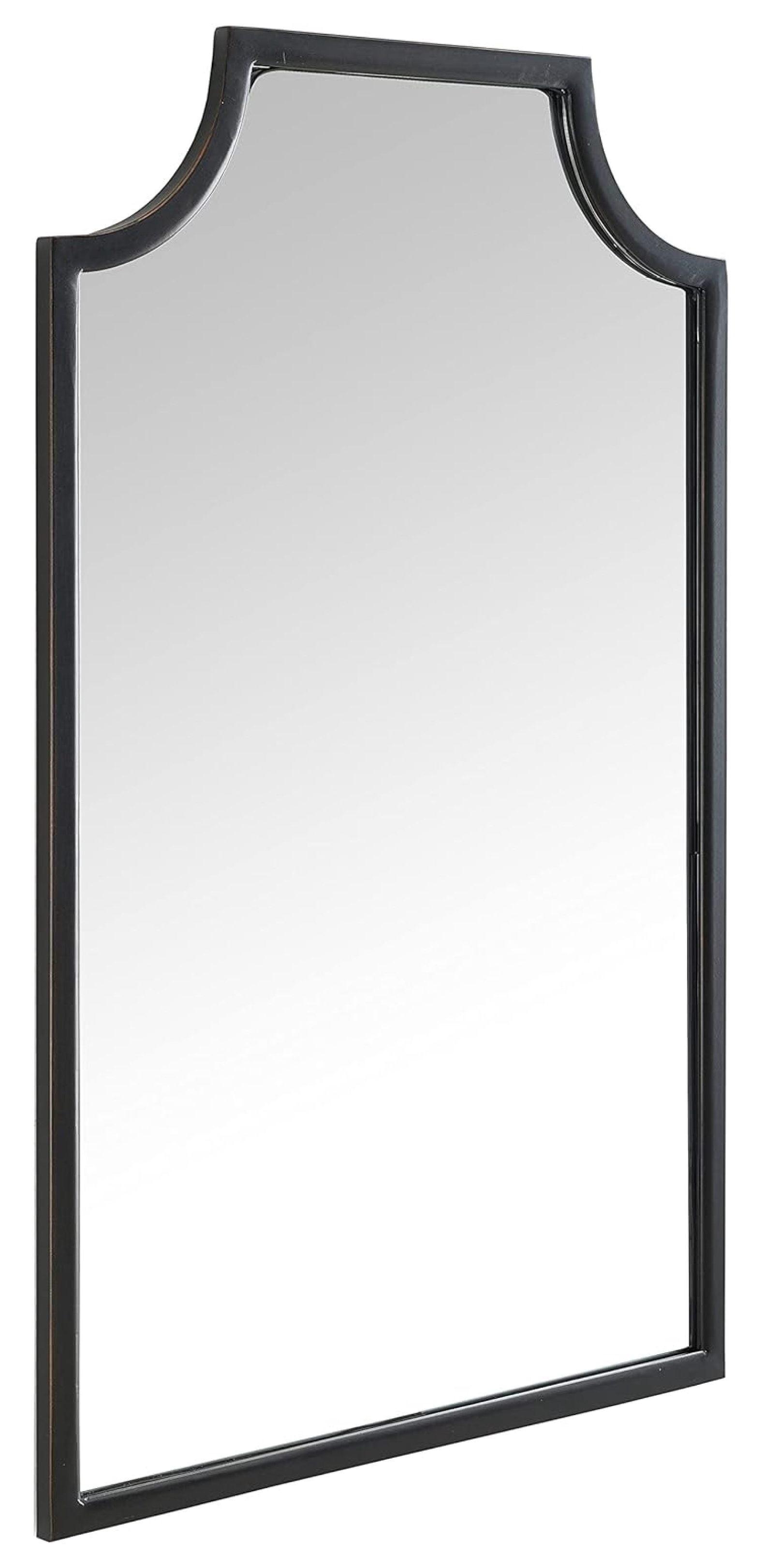 Crosley Aimee Wall Mirror Oil Rubbed Bronze: 38x24 Inch, Traditional Style, Steel Frame, No Assembly Required
