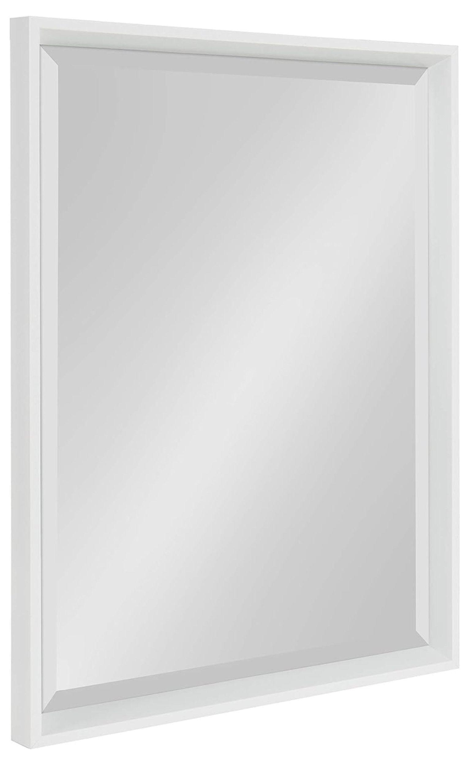 20" x 26" Calter Framed Wall Mirror White - Kate and Laurel