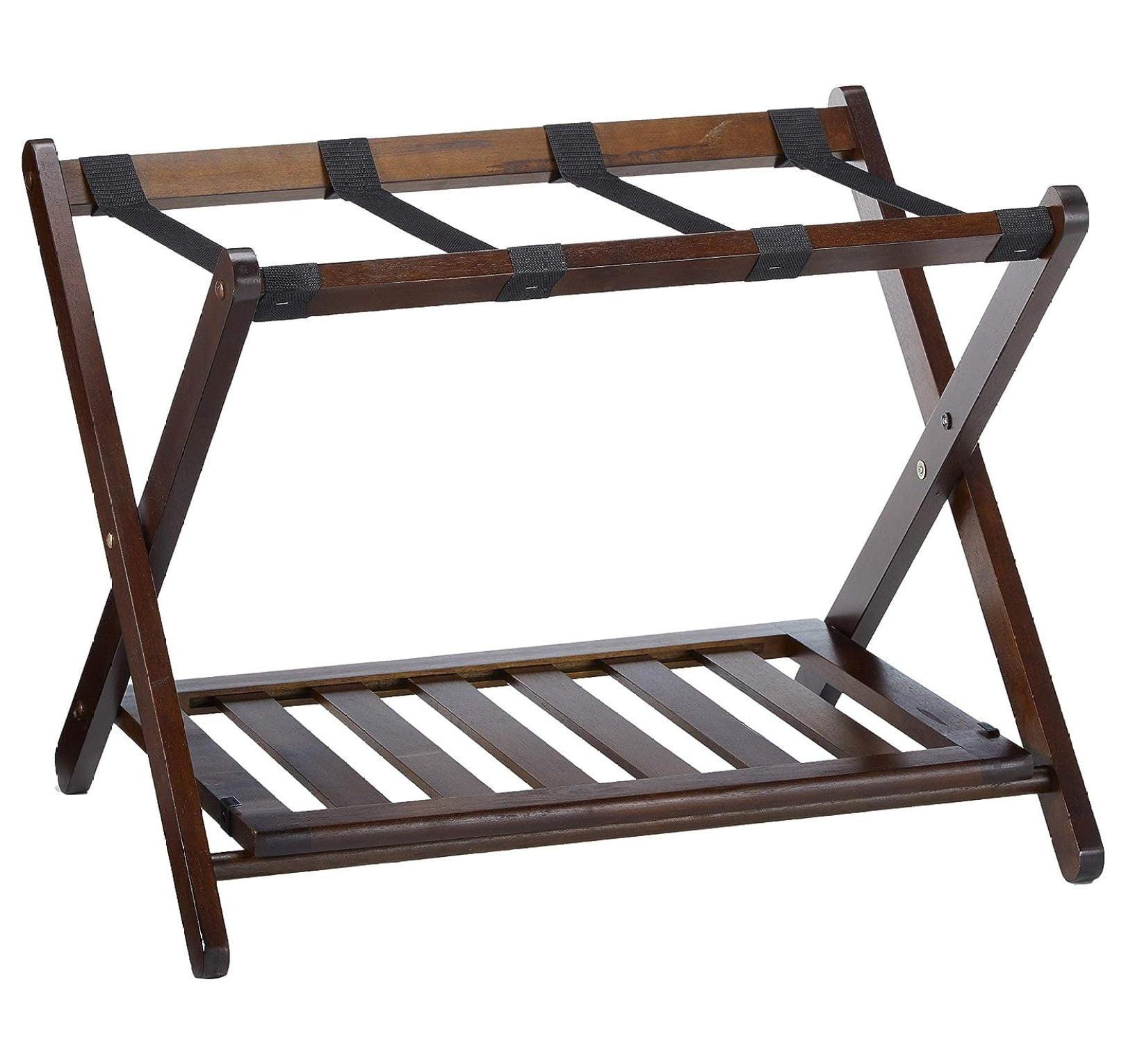 Folding Wood Luggage Rack